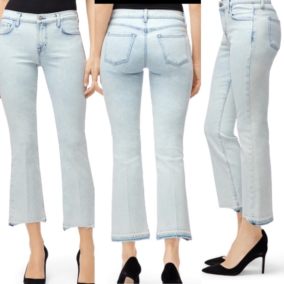 J Brand Denim - J BRAND SELENA MID RISE CROP BOOT IN OUTCAST JEAN